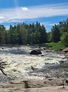 Langinkosken kuohuja. Kuva: Eija Syrén